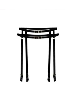 Forget Me Not (Black) Suspender