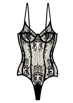 Valentina (Black) Playsuit