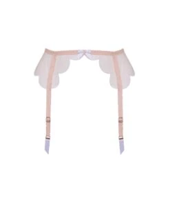 AGENT PROVOCATEUR Lorna Suspender (Sand/White)