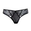BLUEBELLA Emerson (Black) Lace And Mesh Thong