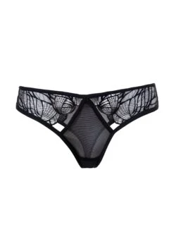 BLUEBELLA Emerson (Black) Lace And Mesh Thong