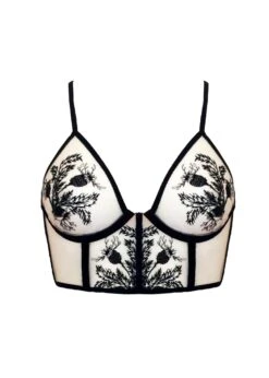 Verona Embroidered Longline Bra