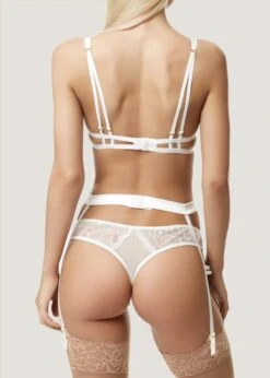 BLUEBELLA Emerson (Ivory) Suspender Belt 9 BLUEBELLA Emerson (Ivory) Suspender Belt -BLUEBELLA Sales Store 40121.iv bluebella emerson suspender ivory white bottoms sexy lingerie e