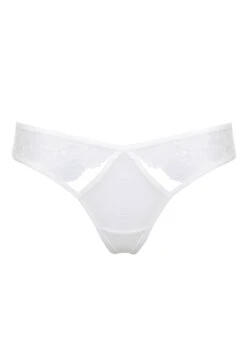 BLUEBELLA Emerson (Ivory) Lace And Mesh Thong