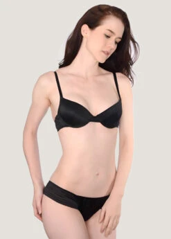 Pleated Underwire Bra (Black) -BLUEBELLA Sales Store 505.bn c 3