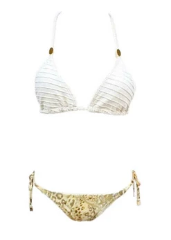 Decor Triangle Top & String Tie Bottoms