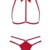 Maison Close Le Petit Secret (Red) Harness And Thong Set