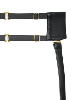 Maison Close Chambre Noire Suspender Belt -BLUEBELLA Sales Store 608609 maison close chambre noire suspender belt black leather gold sexy lingerie F