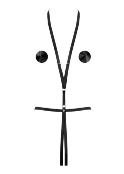 Maison Close Le Petit Secret Magnetic Body Harness With Nipple Pasties