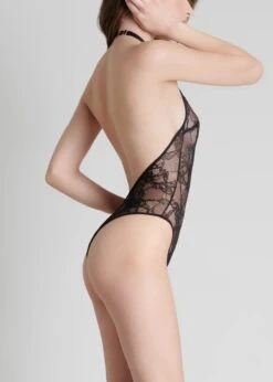 Maison Close Le Petit Secret Magnetic Open Panty Body -BLUEBELLA Sales Store 608636 maison close jeux magnetiques panty body black bodywear lace sexy lingerie J
