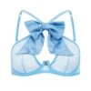 AGENT PROVOCATEUR Oriana High Neck Underwired Bra (Baby Blue)