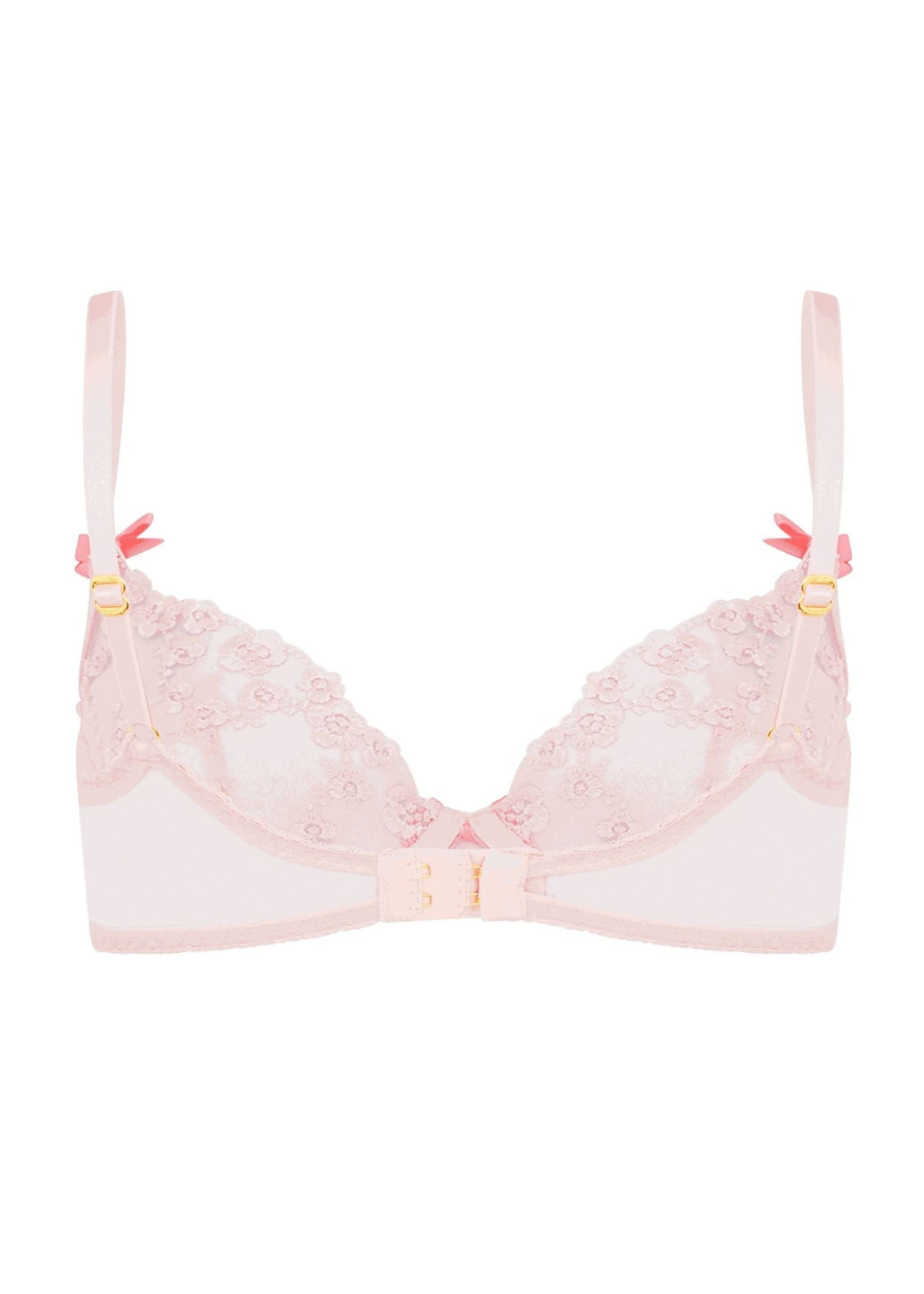 AGENT PROVOCATEUR Adelie Bra (Baby Pink / Hot Pink) 4 AGENT PROVOCATEUR Adelie Bra (Baby Pink / Hot Pink) - Image 4