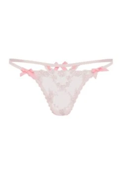 AGENT PROVOCATEUR Adelie Thong (Baby Pink / Hot Pink)