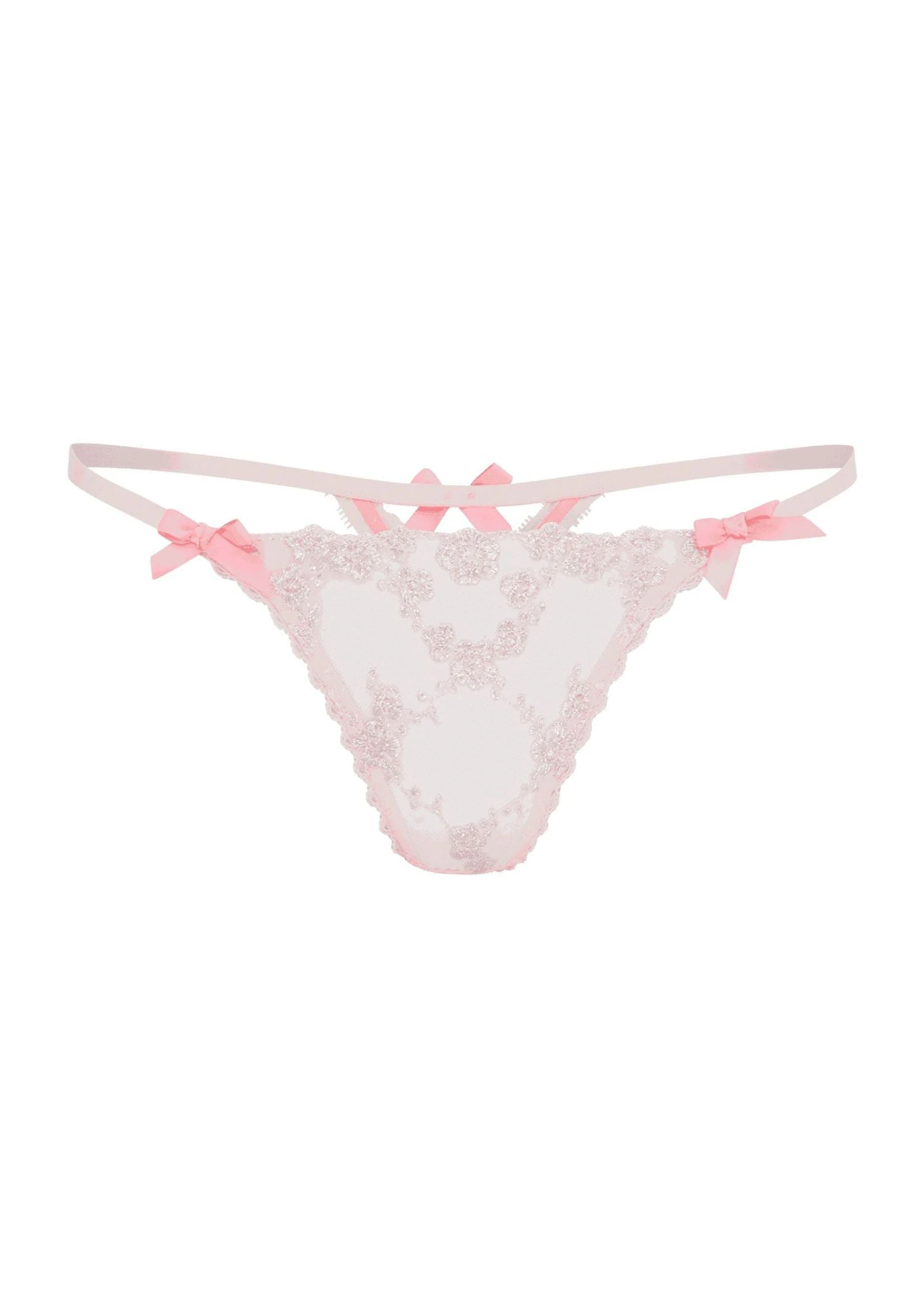AGENT PROVOCATEUR Adelie Thong (Baby Pink / Hot Pink) 1 AGENT PROVOCATEUR Adelie Thong (Baby Pink / Hot Pink)
