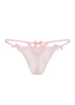 AGENT PROVOCATEUR Adelie Thong (Baby Pink / Hot Pink) 9 AGENT PROVOCATEUR Adelie Thong (Baby Pink / Hot Pink) -BLUEBELLA Sales Store agent provocateur adelie thong pink lace luxury lingerie D
