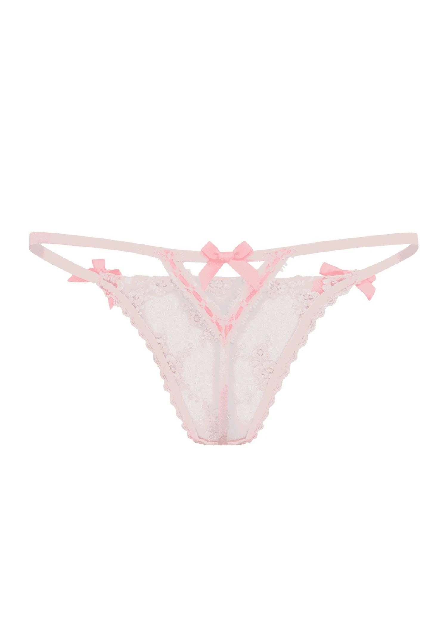 AGENT PROVOCATEUR Adelie Thong (Baby Pink / Hot Pink) 5 AGENT PROVOCATEUR Adelie Thong (Baby Pink / Hot Pink) - Image 5