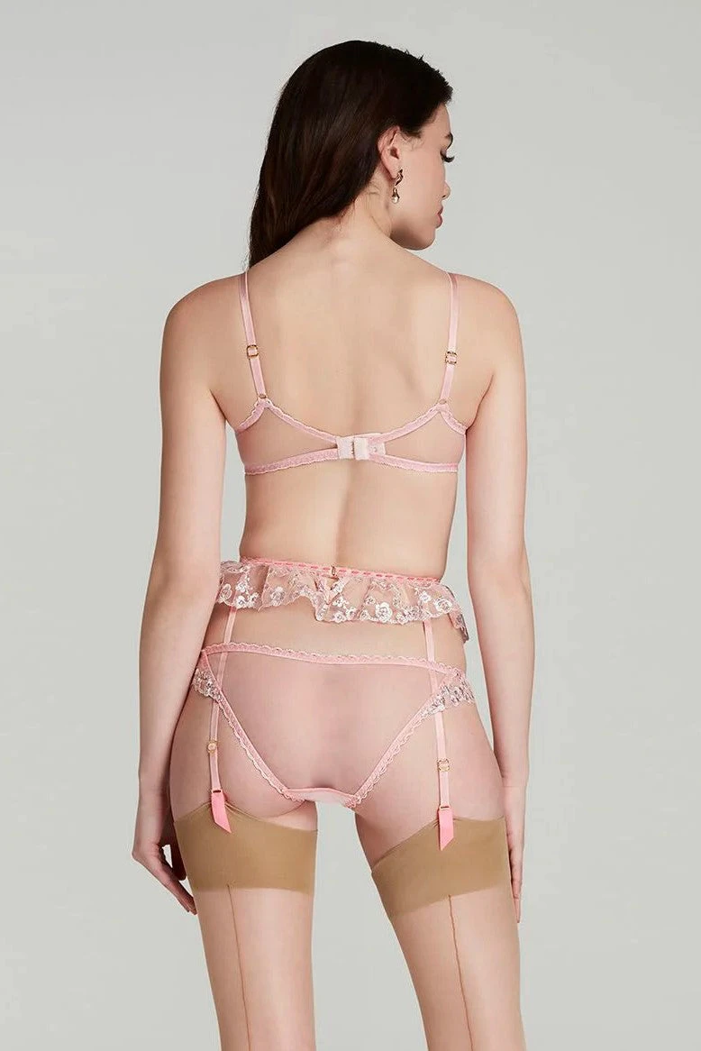AGENT PROVOCATEUR Adelie Waspie (Baby Pink / Hot Pink) 3 AGENT PROVOCATEUR Adelie Waspie (Baby Pink / Hot Pink) - Image 3