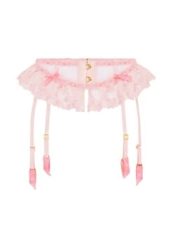 AGENT PROVOCATEUR Adelie Waspie (Baby Pink / Hot Pink) 9 AGENT PROVOCATEUR Adelie Waspie (Baby Pink / Hot Pink) -BLUEBELLA Sales Store agent provocateur adelie waspie suspender pink luxury lingerie D