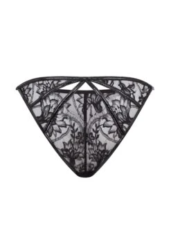 AGENT PROVOCATEUR Alyss Knicker Ouvert (Black) 7 AGENT PROVOCATEUR Alyss Knicker Ouvert (Black) -BLUEBELLA Sales Store agent provocateur alyss ouvert knicker crotchless black lace luxury lingerie D