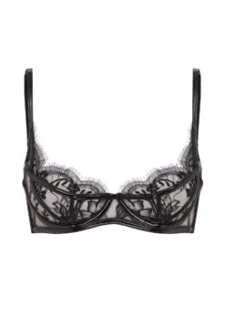 AGENT PROVOCATEUR Alyss Plunge Bra (Black)