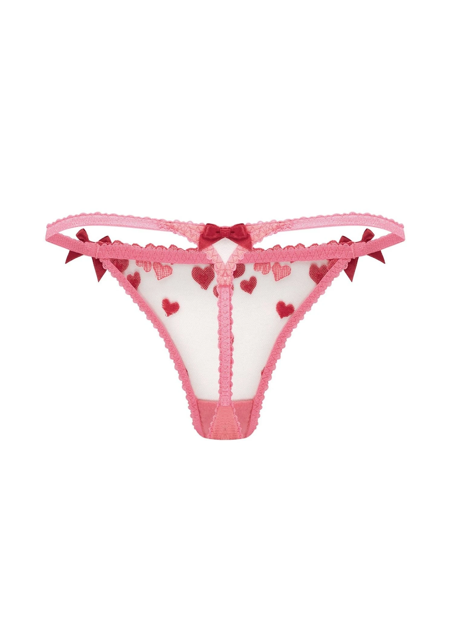 AGENT PROVOCATEUR Cupid Thong (Red / Pink) 4 AGENT PROVOCATEUR Cupid Thong (Red / Pink) - Image 4