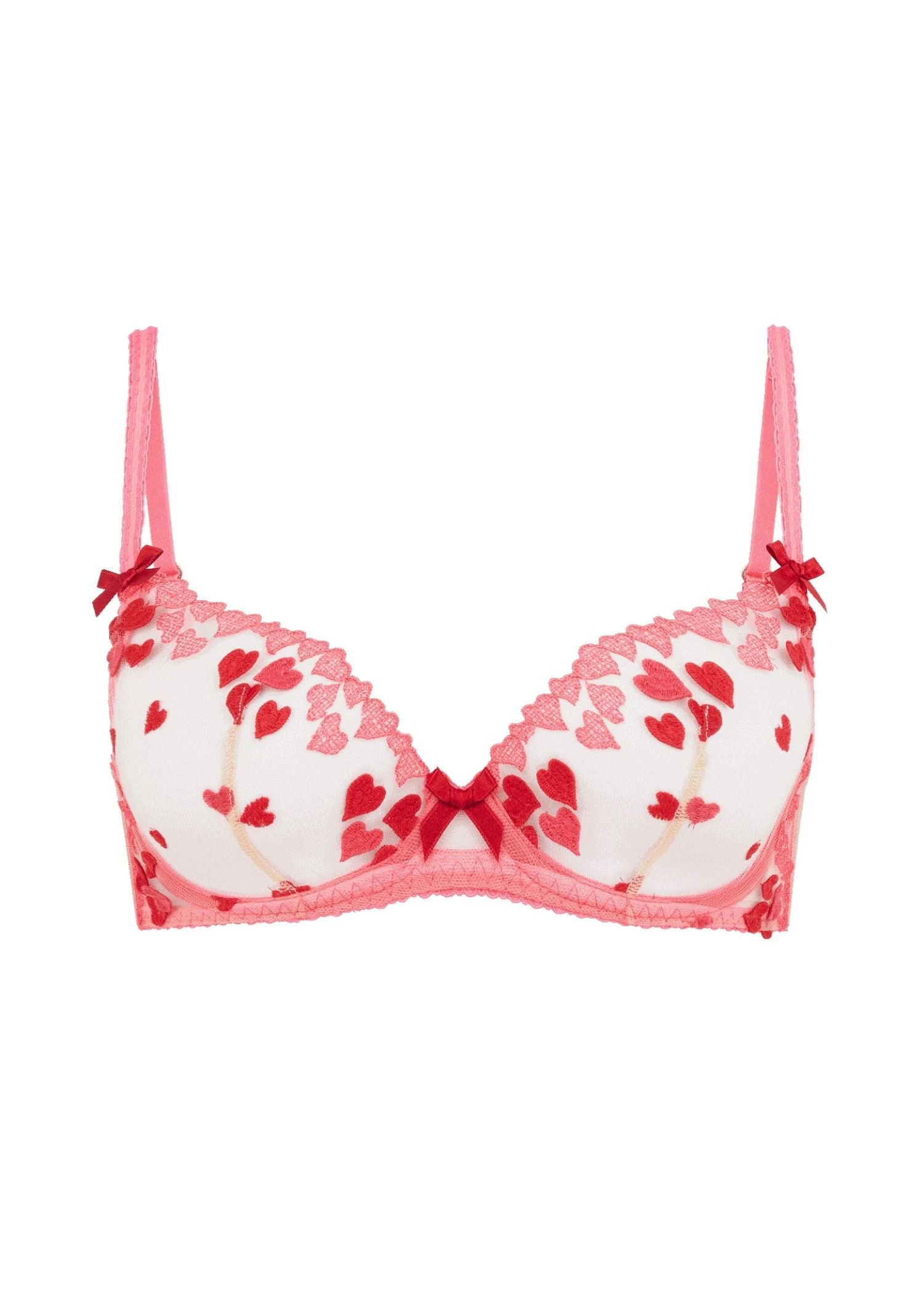 AGENT PROVOCATEUR Cupid Bra (Red / Pink) 1 AGENT PROVOCATEUR Cupid Bra (Red / Pink)