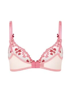 AGENT PROVOCATEUR Cupid Bra (Red / Pink) 11 AGENT PROVOCATEUR Cupid Bra (Red / Pink) -BLUEBELLA Sales Store agent provocateur cupid 1 underwired non padded plunge bra pink sexy luxury lingerie G