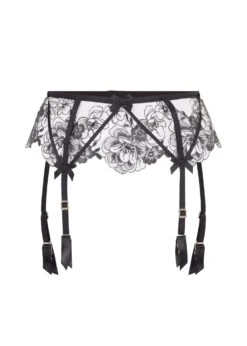 AGENT PROVOCATEUR Kalia Suspender (Black / Sand)