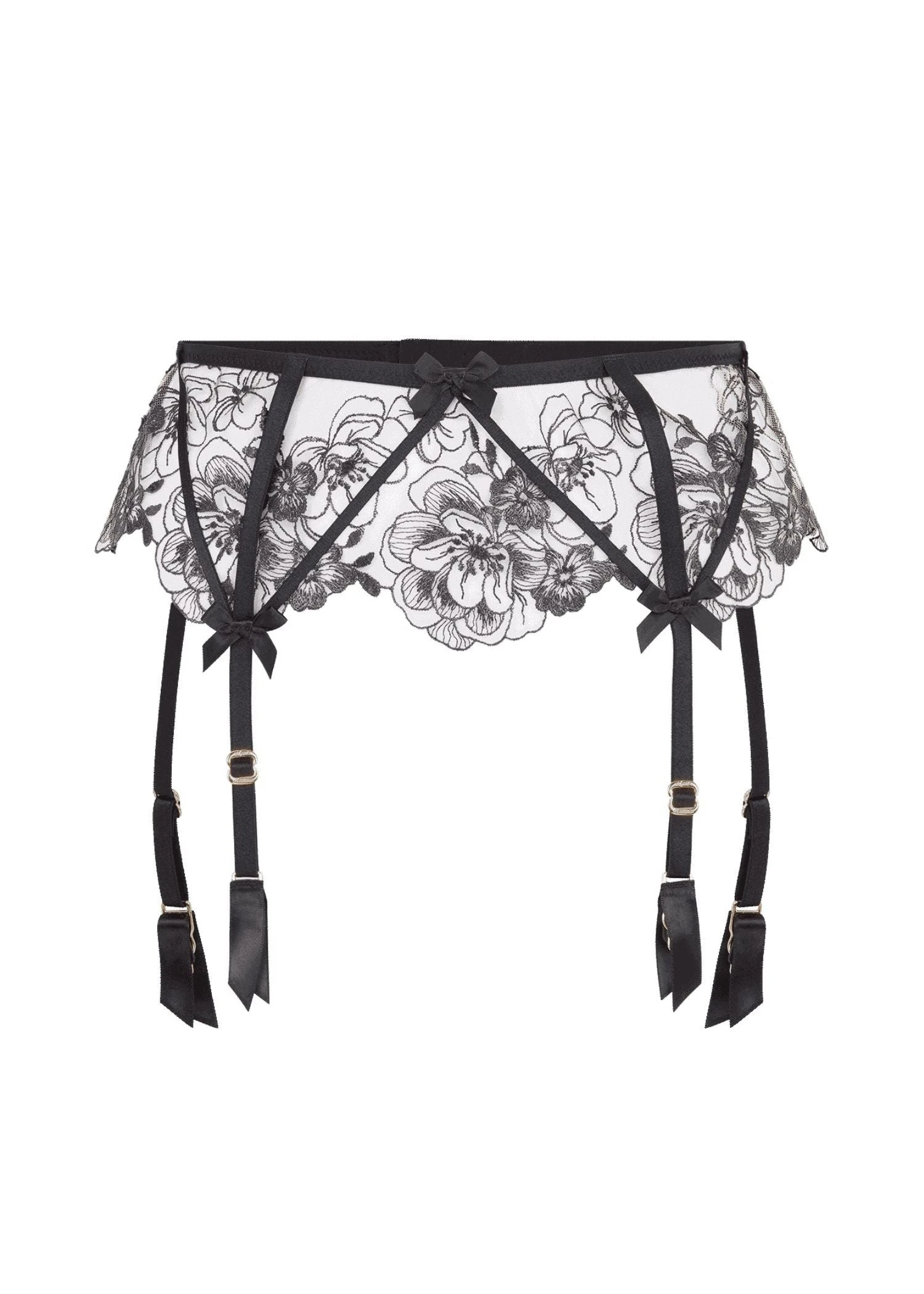 AGENT PROVOCATEUR Kalia Suspender (Black / Sand) 1 AGENT PROVOCATEUR Kalia Suspender (Black / Sand)