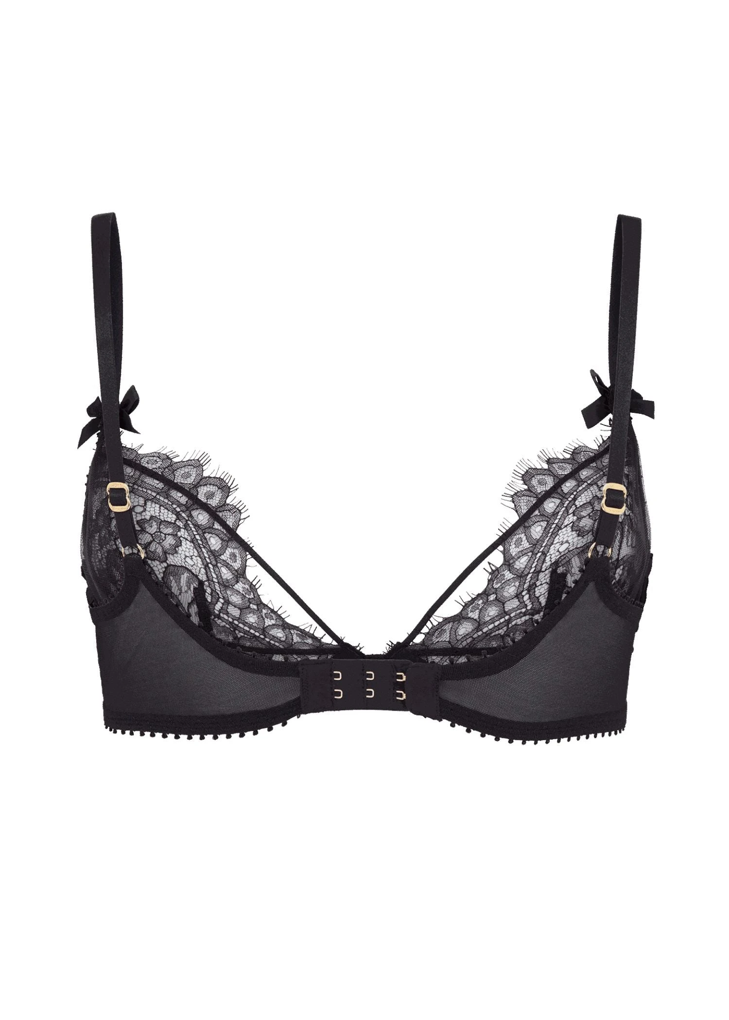 AGENT PROVOCATEUR Kiya Plunge Bra (Black) 6 AGENT PROVOCATEUR Kiya Plunge Bra (Black) - Image 6