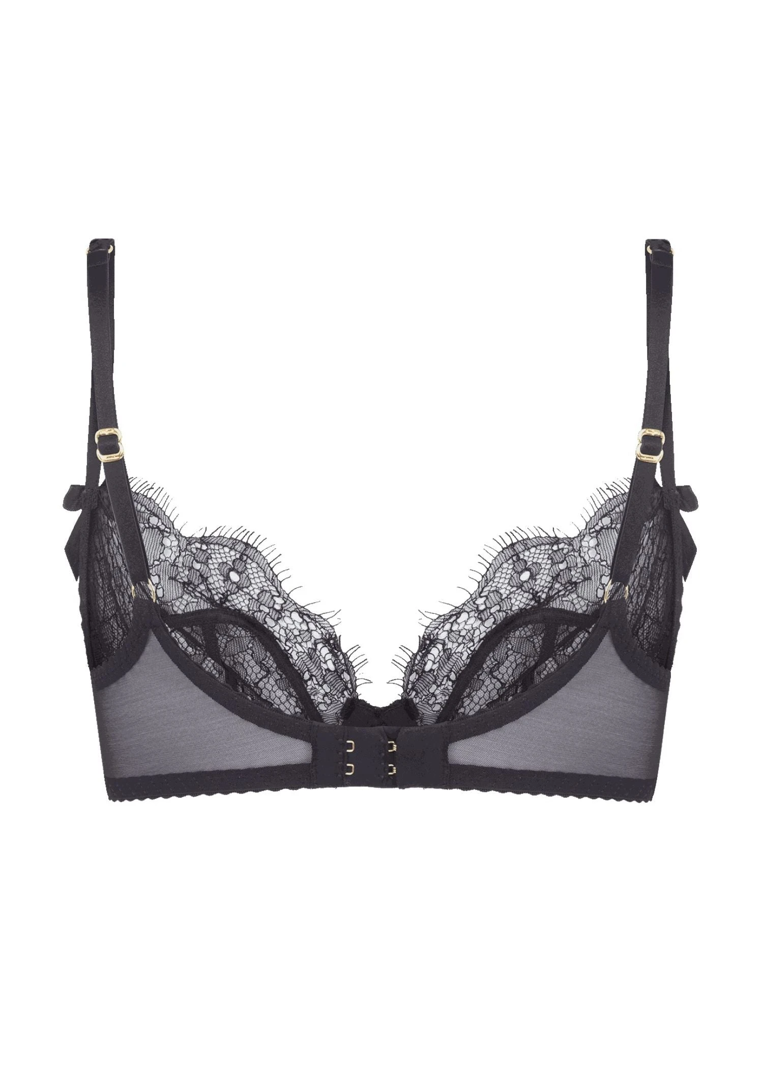 AGENT PROVOCATEUR Lorna Lace Bra (Black) 4 AGENT PROVOCATEUR Lorna Lace Bra (Black) - Image 4