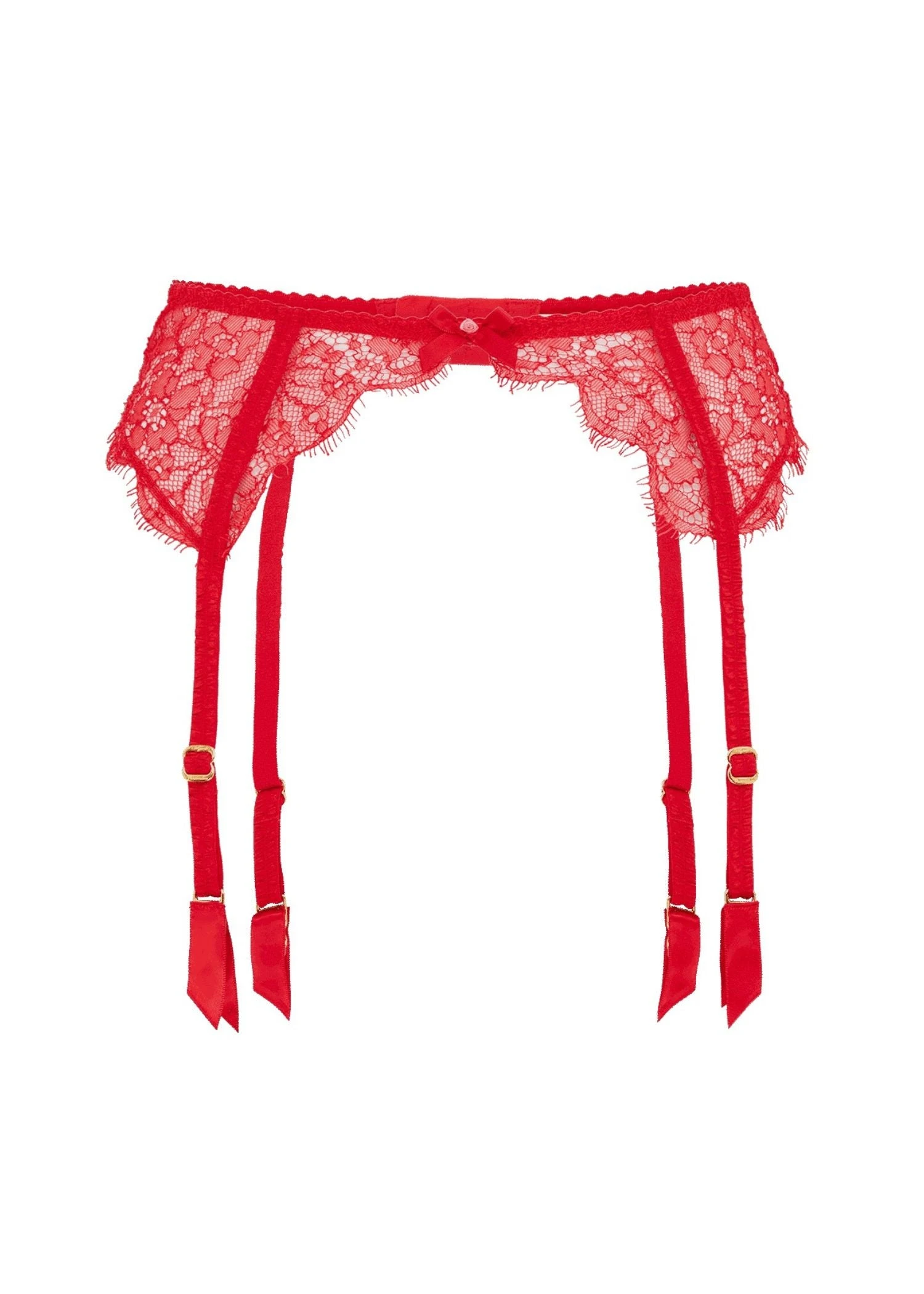AGENT PROVOCATEUR Lorna Lace Suspender (Red) 1 AGENT PROVOCATEUR Lorna Lace Suspender (Red)