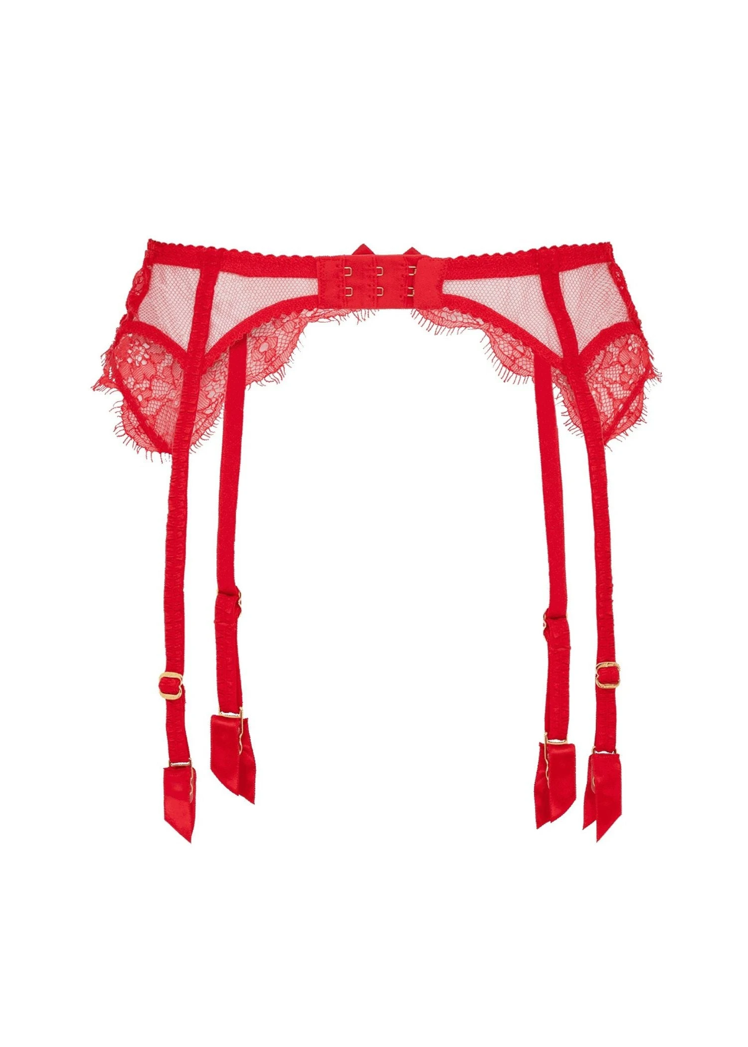 AGENT PROVOCATEUR Lorna Lace Suspender (Red) 6 AGENT PROVOCATEUR Lorna Lace Suspender (Red) - Image 6