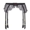 AGENT PROVOCATEUR Lorna Lace Suspender (Black)