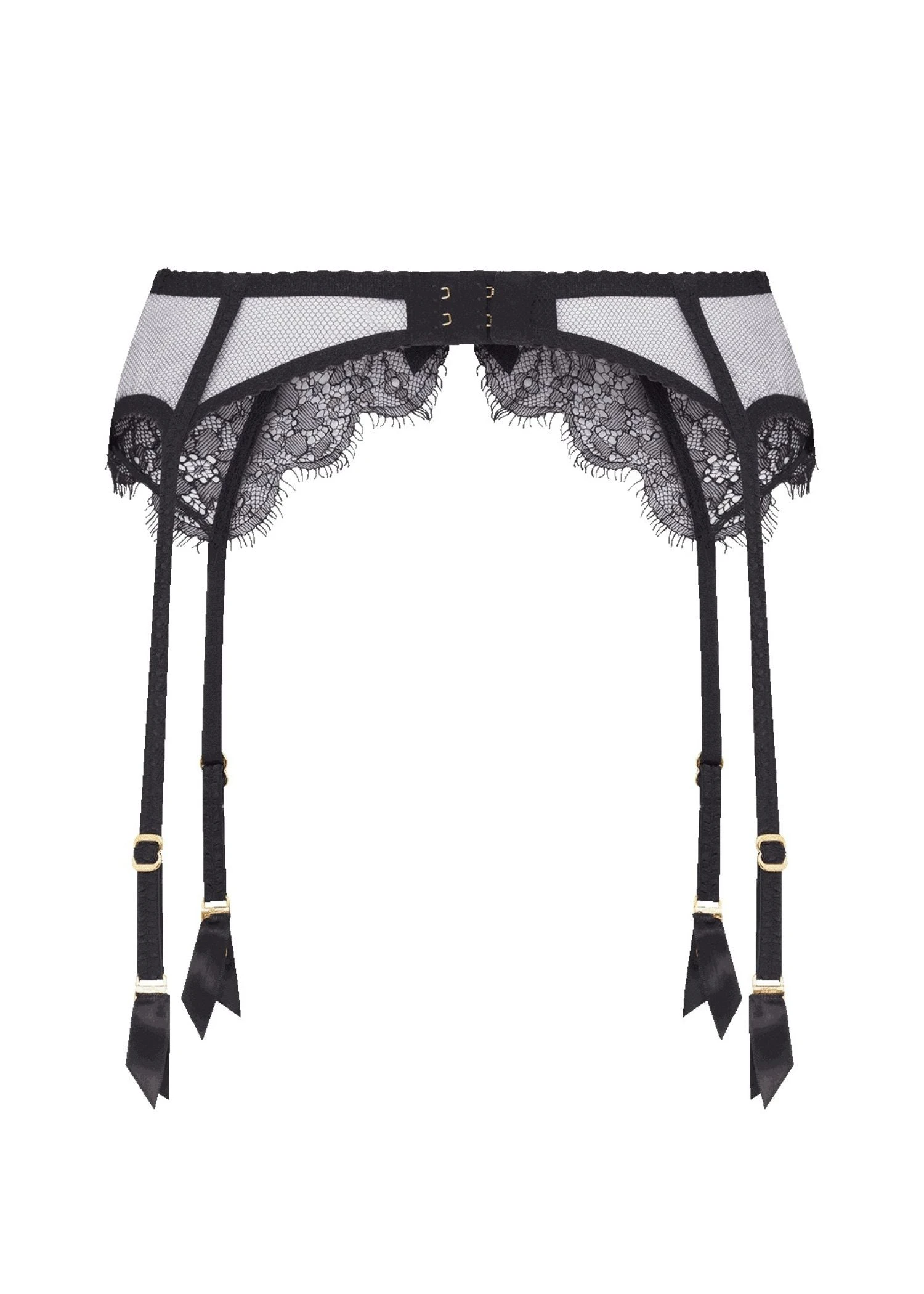 AGENT PROVOCATEUR Lorna Lace Suspender (Black) 7 AGENT PROVOCATEUR Lorna Lace Suspender (Black) - Image 7