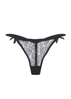 AGENT PROVOCATEUR Lorna Lace Thong (Black) -BLUEBELLA Sales Store agent provocateur lorna lace thong black underwear luxury lingerie F