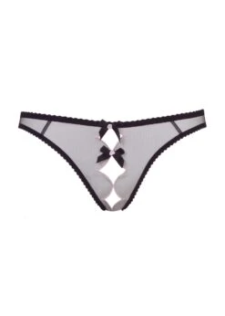AGENT PROVOCATEUR Lorna Ouvert Brief (Black/Pink)