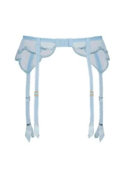 AGENT PROVOCATEUR Lorna Party Suspender (Baby Blue) -BLUEBELLA Sales Store agent provocateur lorna party suspender belt baby blue luxury lingerie F