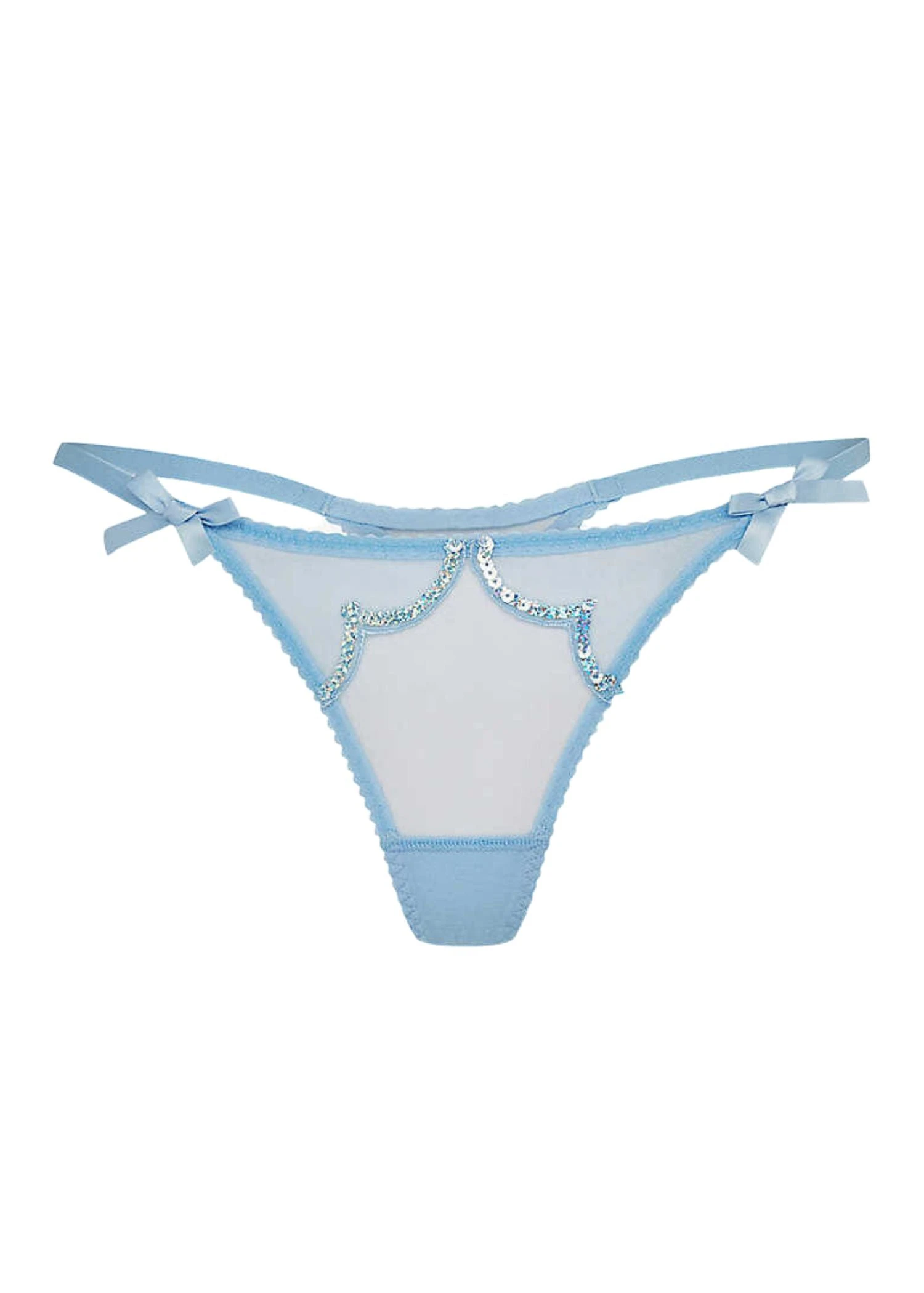 AGENT PROVOCATEUR Lorna Party Thong (Baby Blue) 1 AGENT PROVOCATEUR Lorna Party Thong (Baby Blue)