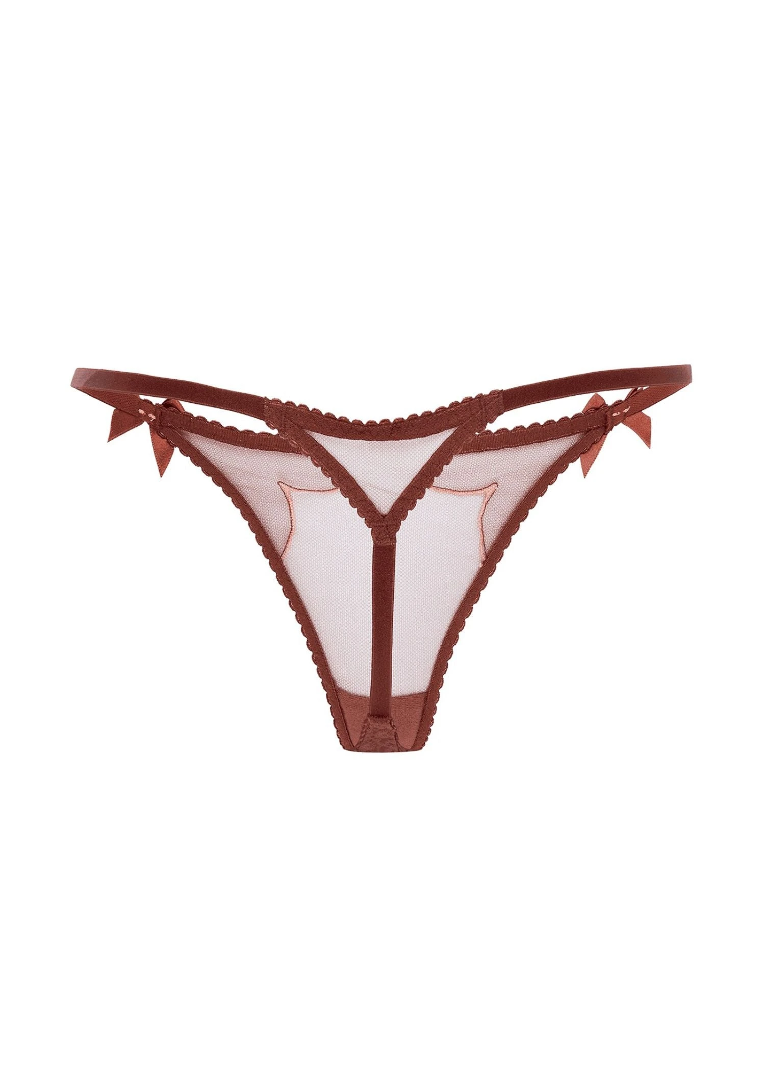 AGENT PROVOCATEUR Lorna Thong (Chestnut) 4 AGENT PROVOCATEUR Lorna Thong (Chestnut) - Image 4