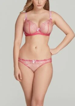 AGENT PROVOCATEUR Maysie Brief (Fuchsia / Baby Pink) 9 AGENT PROVOCATEUR Maysie Brief (Fuchsia / Baby Pink) -BLUEBELLA Sales Store agent provocateur maysie brief panty underwear valentines lingerie pink luxury lingerie F