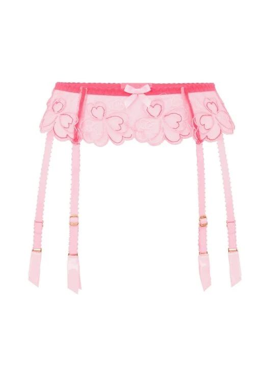 AGENT PROVOCATEUR Maysie Suspender (Fuchsia / Baby Pink) -BLUEBELLA Sales Store agent provocateur maysie suspender belt underwear valentines lingerie pink luxury lingerie A