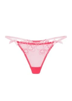 AGENT PROVOCATEUR Maysie Thong (Fuchsia / Baby Pink)