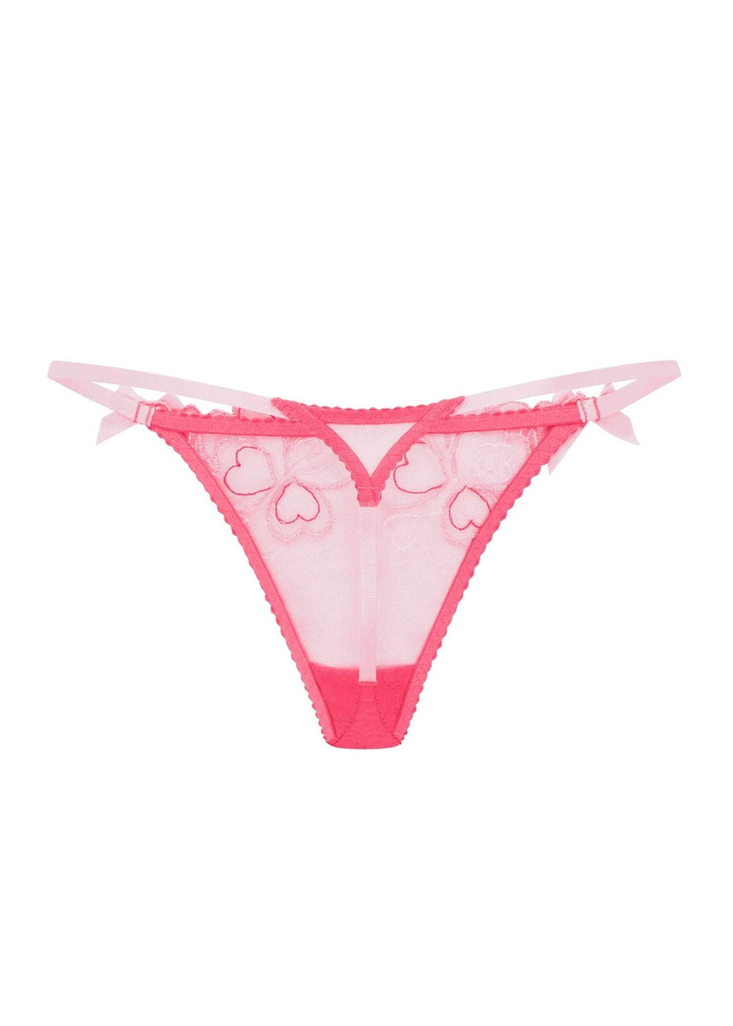 AGENT PROVOCATEUR Maysie Thong (Fuchsia / Baby Pink) 4 AGENT PROVOCATEUR Maysie Thong (Fuchsia / Baby Pink) - Image 4