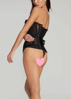 AGENT PROVOCATEUR Mercy Corset -BLUEBELLA Sales Store agent provocateur mercy corset black lace underwired bodywear luxury lingerie C copy