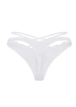AGENT PROVOCATEUR Ozella Thong (White) -BLUEBELLA Sales Store agent provocateur ozella thong white lace luxury lingerie E