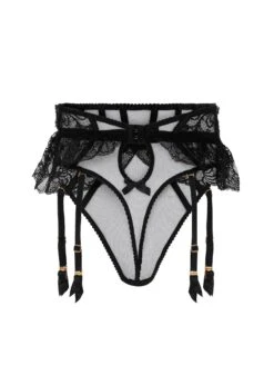 AGENT PROVOCATEUR Rozlyn Suspender Thong -BLUEBELLA Sales Store agent provocateur rozlyn suspender thong black underwear sexy lingerie F