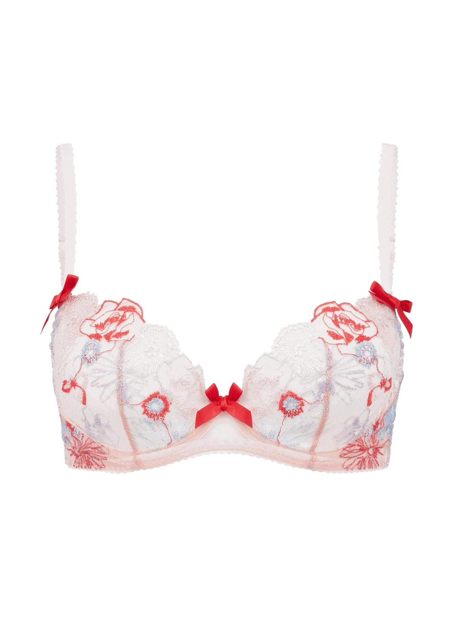 AGENT PROVOCATEUR Zuri Bra (Red / Blue) 1 AGENT PROVOCATEUR Zuri Bra (Red / Blue)