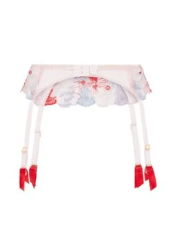 AGENT PROVOCATEUR Zuri Suspender (Red / Blue) -BLUEBELLA Sales Store agent provocateur zuri suspender red blue sand luxury lingerie E