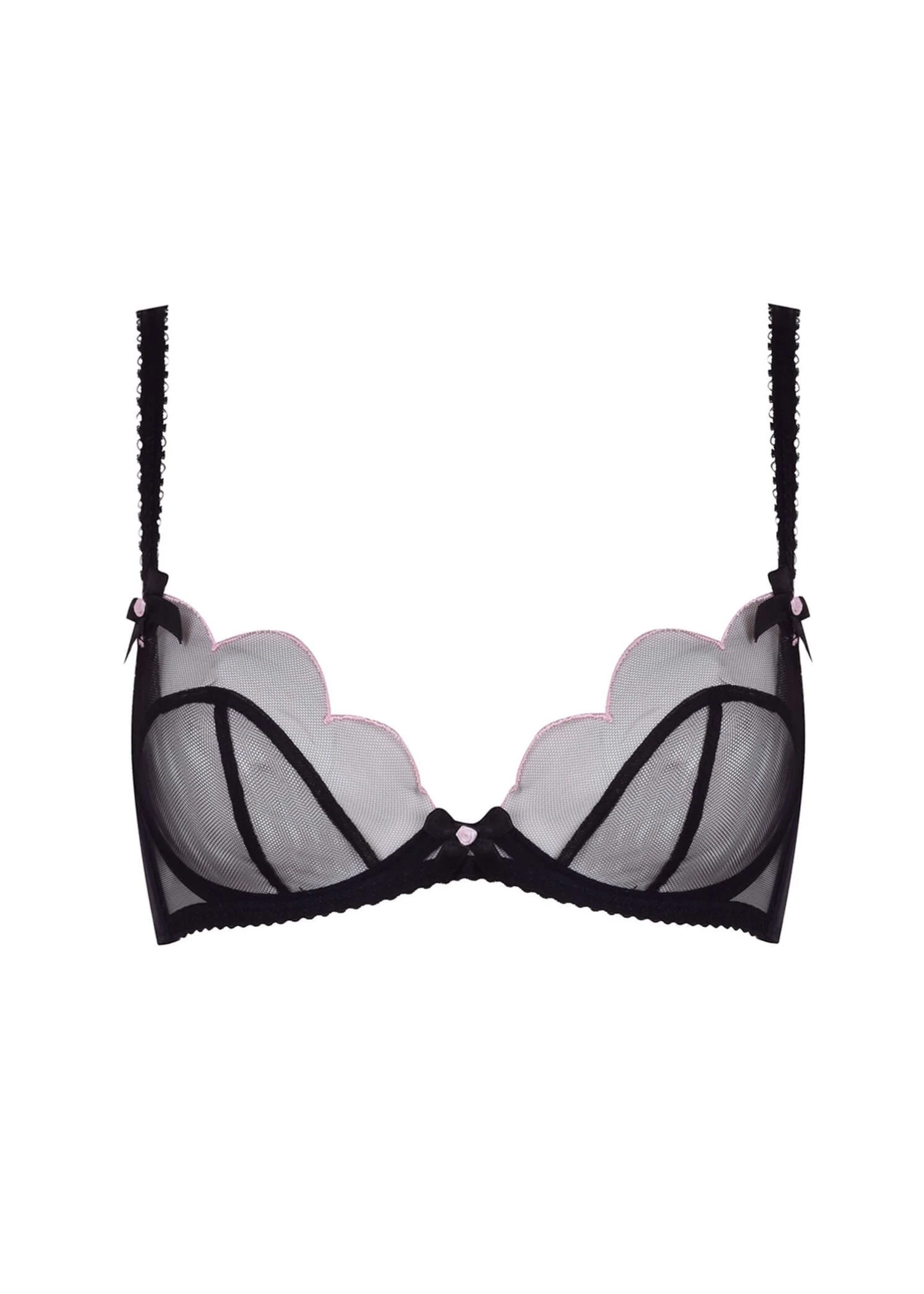 AGENT PROVOCATEUR Lorna Bra (Black/Pink) 1 AGENT PROVOCATEUR Lorna Bra (Black/Pink)